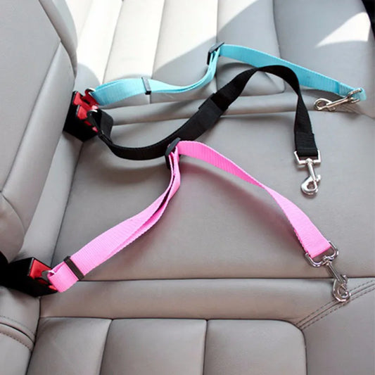 Adjustable car seat belt for cat & dog